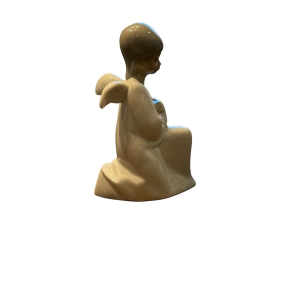 Llandro Nao Praying Angel Porcelain Figurine 5" Tall Made In Spain - Picture 4 of 7